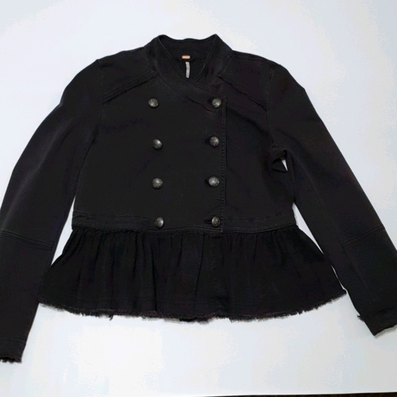 Free People Moto Denim Jacket - Picture 4 of 12